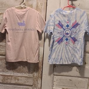 Tshirts girls size small 6/7